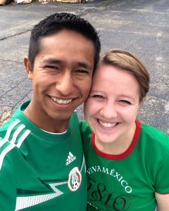 Victor and Amanda serving with Crossroads in Mexico.